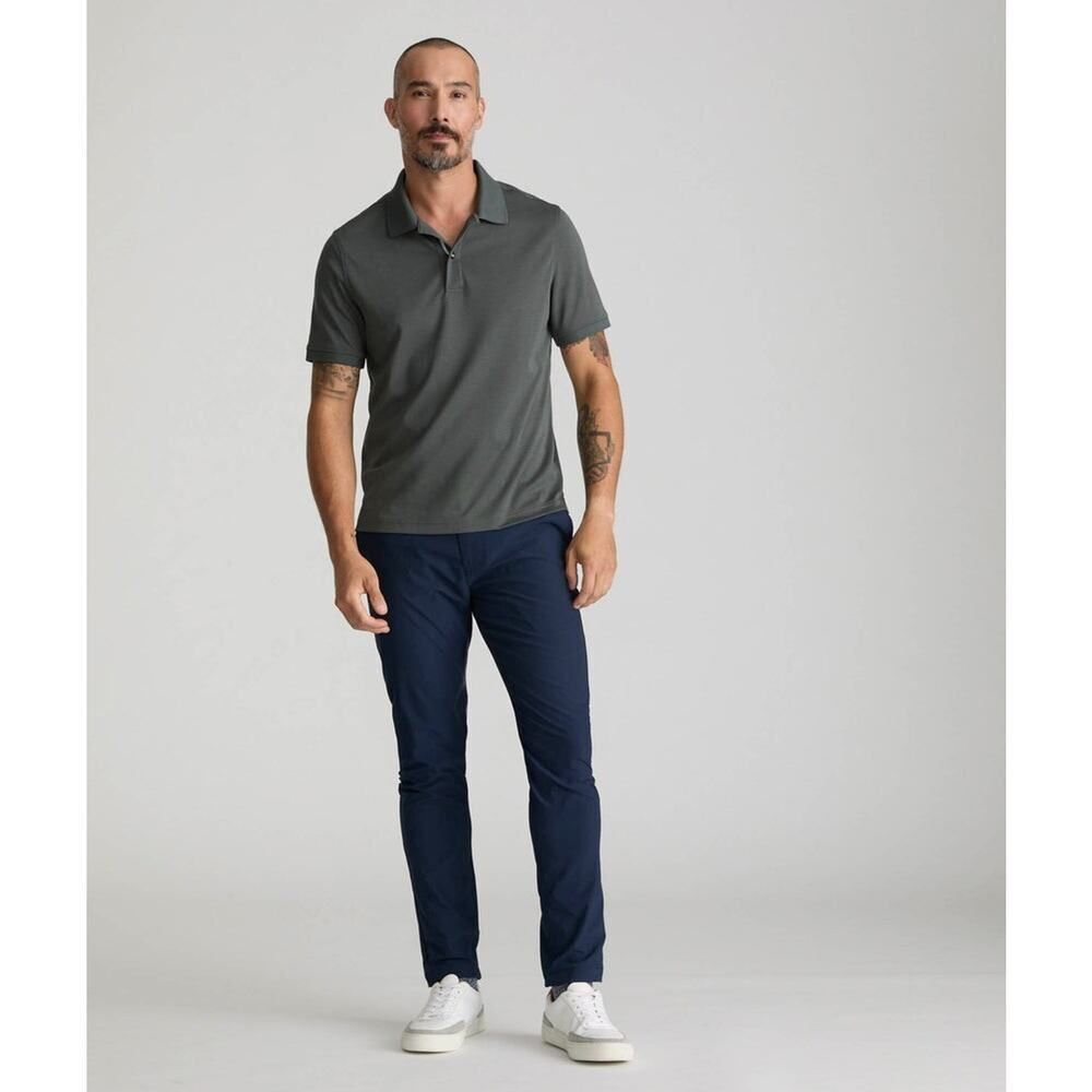 UNTUCKit Chancellor Tech Pants Mens 38‎ x 32 Navy Straight Leg Stretch Casual